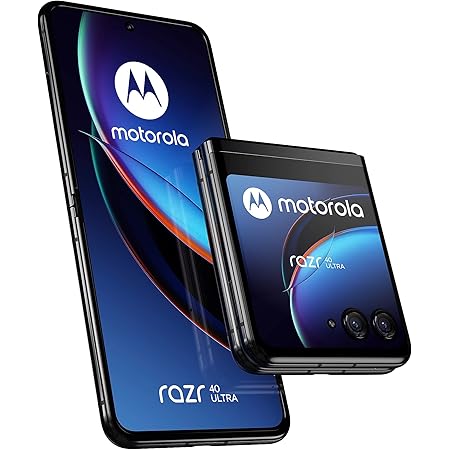 Motorola Razr 40 Ultra Dual-Sim 256GB ROM + 8GB RAM (GSM Only | No CDMA) Factory Unlocked 5G Smartphone (Black) - International Version