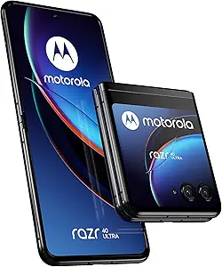 Motorola Razr 40 Ultra Dual-Sim 256GB ROM + 8GB RAM (GSM Only | No CDMA) Factory Unlocked 5G Smartphone (Black) - International Version