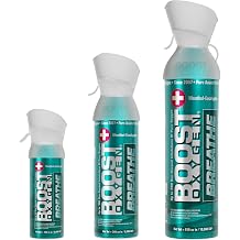 Boost Oxygen Breathe Menthol-Eucalyptus Collection | Large 10L, Medium 5L & Pocket Size 3L 3 Pack