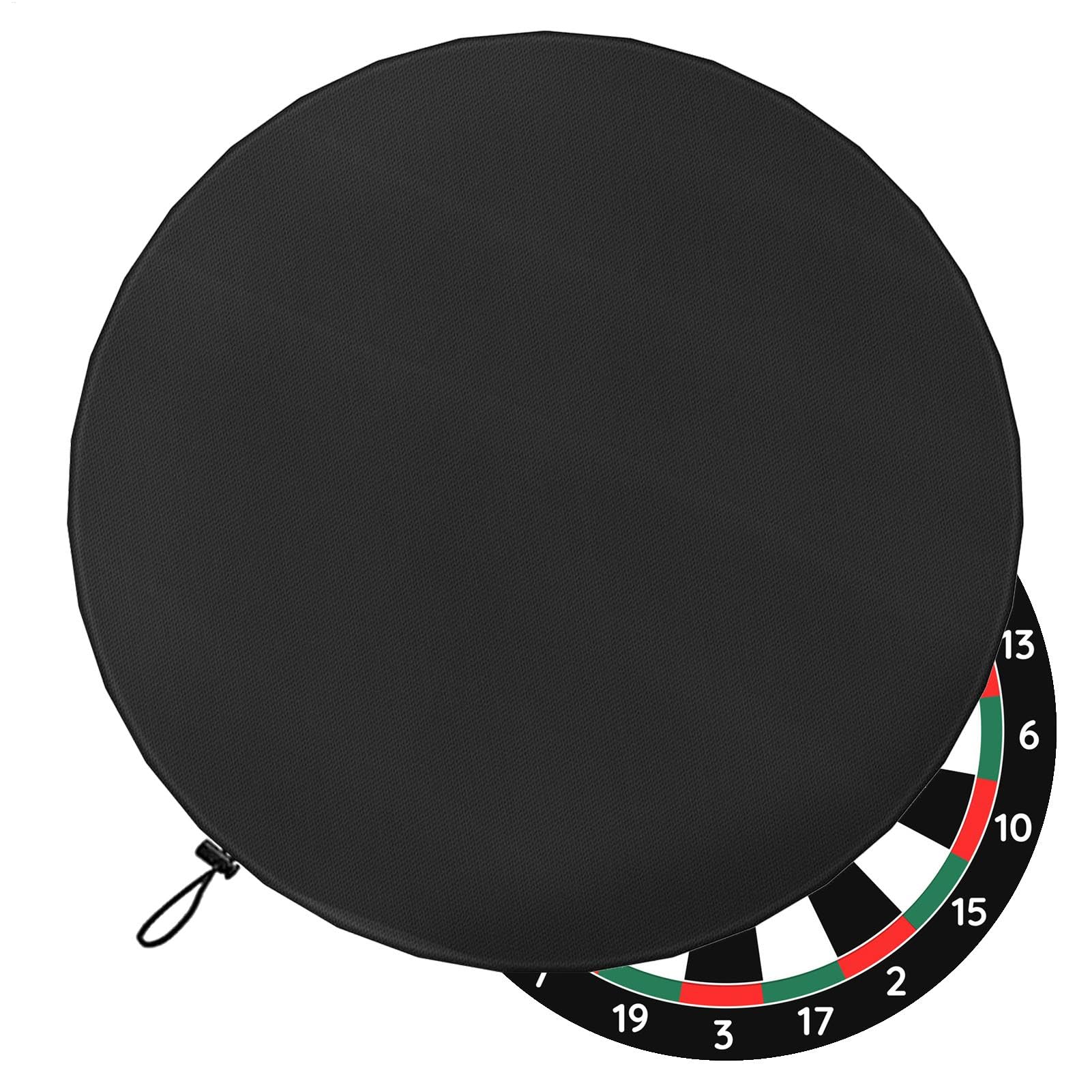 Generic Dartboard Cover - 24" Waterproof Protective Cover | Oxford 600D Black