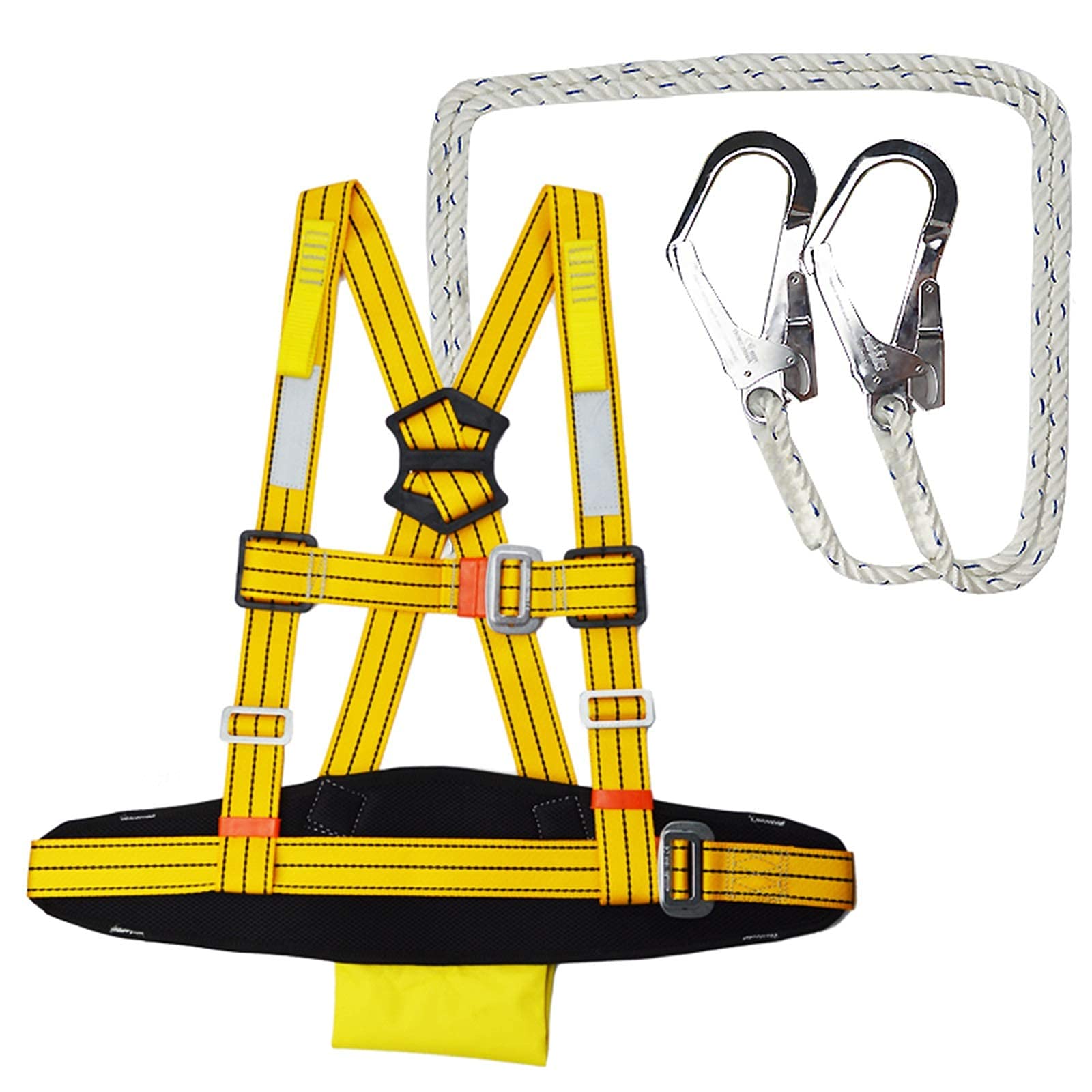 SwaYve Arnés de Seguridad Anticaídas, Arnés de Escalada Cinturón de Seguridad de Medio Cuerpo, Arnés Anticaídas, Arnés de Protección Contra Caídas