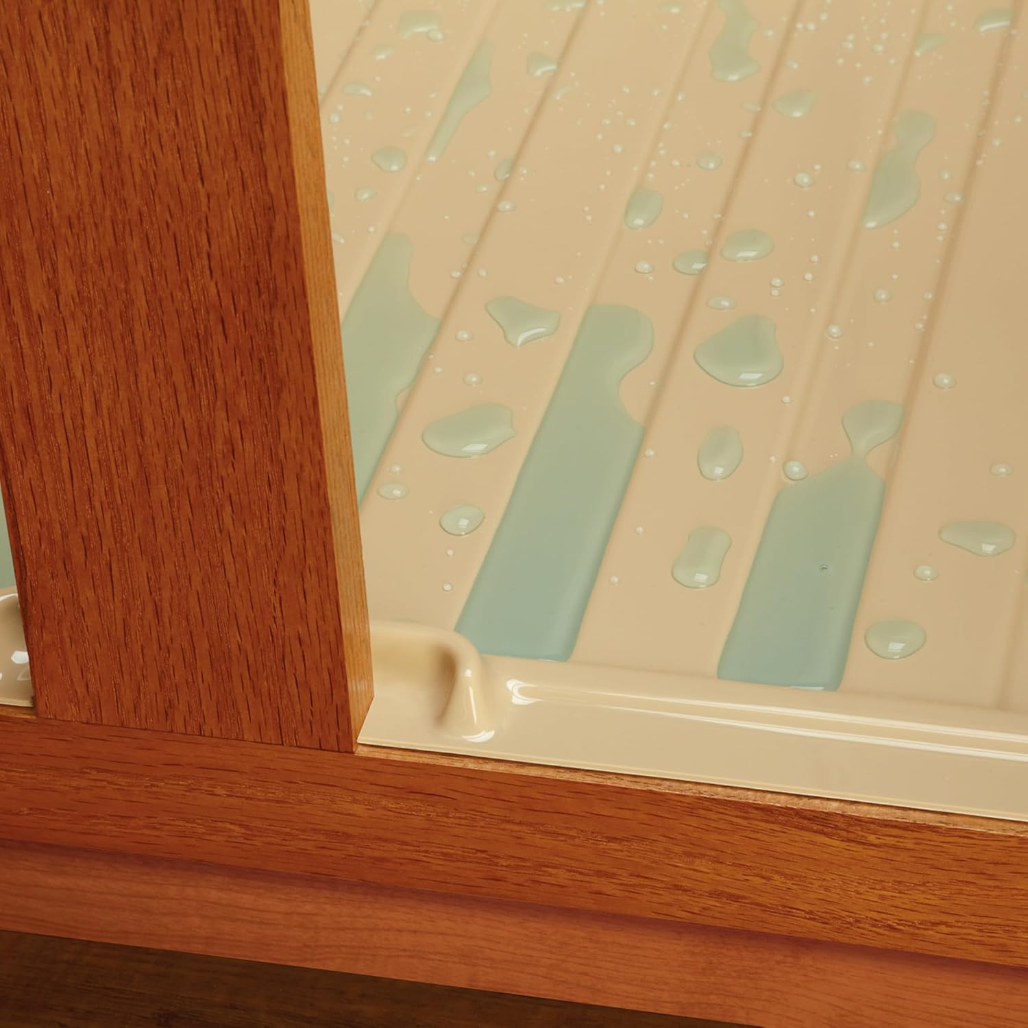 REV-A-SHELF Orion Gray Polymer Trim-to-Fit Drip Tray for 33" - 36" Sink Base Cabinets