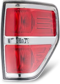 Ford F150 Passenger Side Tail Light fit for 2009 2010 2011 2012 2013 2014 F150 Pickup Truck TailLight Assembly Styleside Replacement
