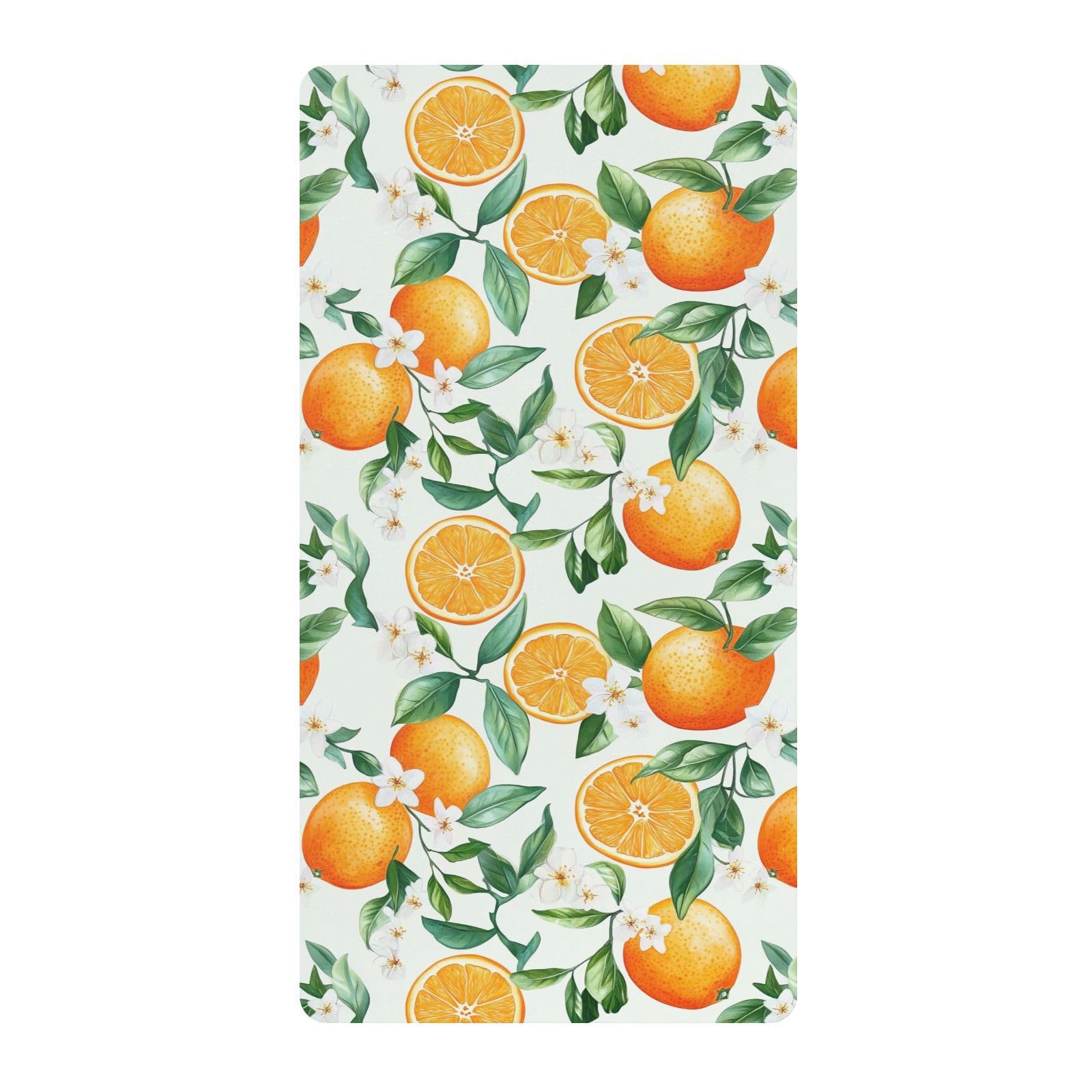 Drap de berceau en coton doux extensible lit enfant motif fleurs