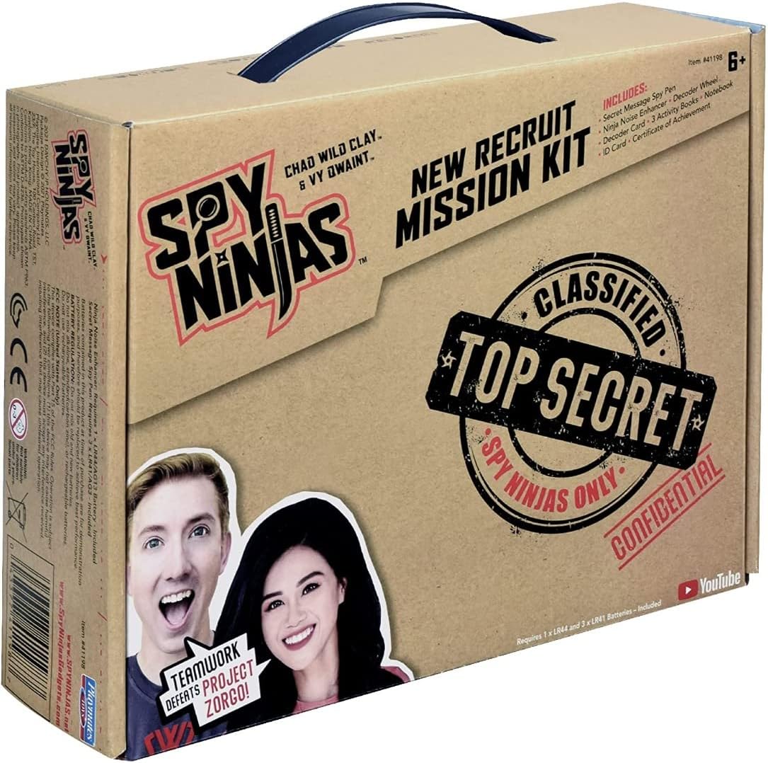 Spy Ninjas New Recruit Mission Kit From Vy Qwaint And Chad Wild Clay, Kid