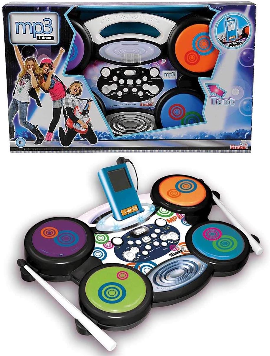 Simba 106835639 - My Music World I-Drum mit MP3 Funktion