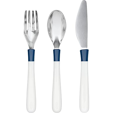 OXO Tot Cutlery Set for Big Kids - Navy