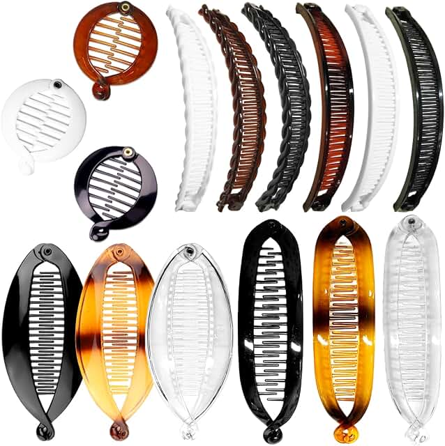 15 Pieces Banana Clips