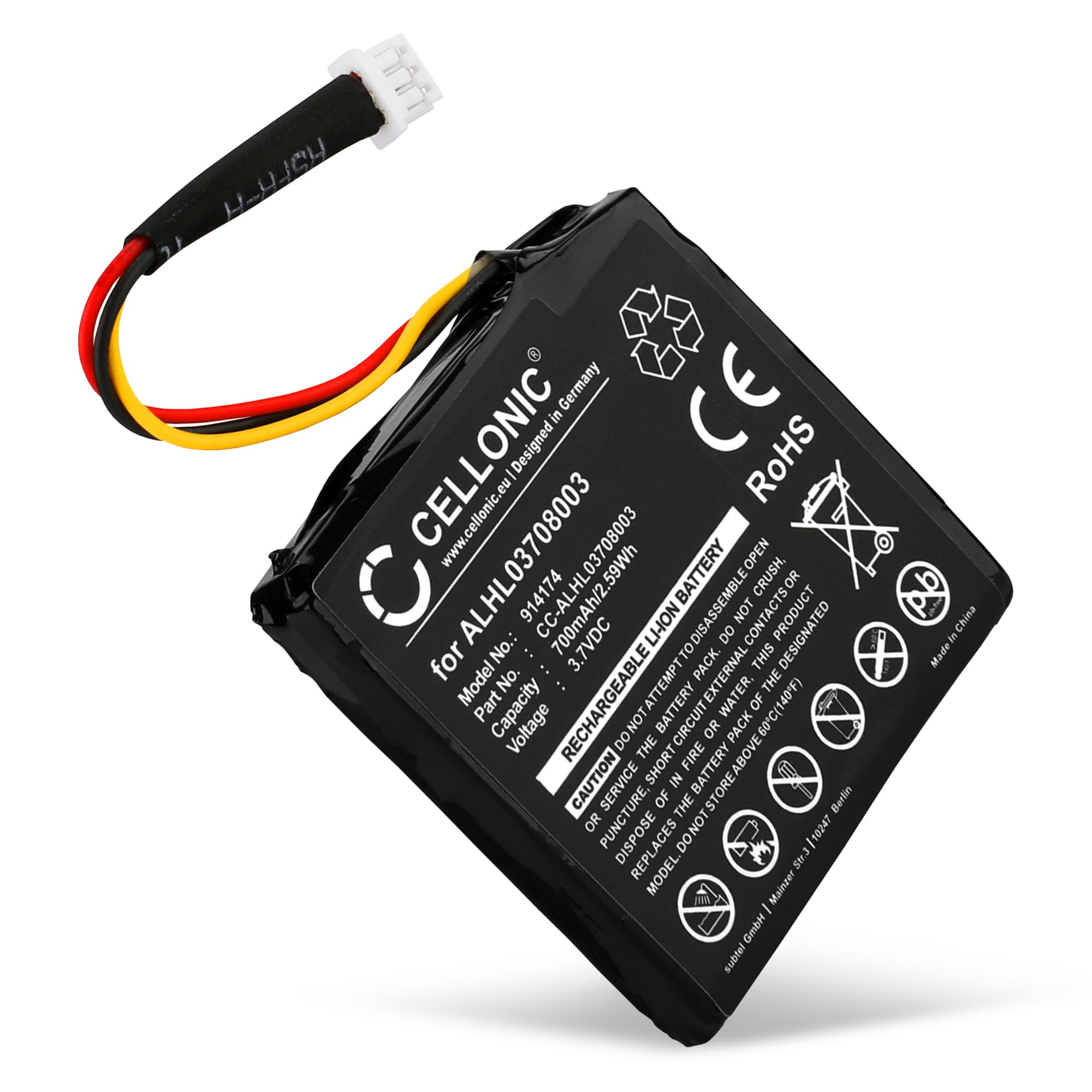 Batteria Per TomTom Go 600, 610, 620 - Cellonic 1100mAh 3.7V | Ricambio Compatibile Con Modelli 2016 - Foto 11