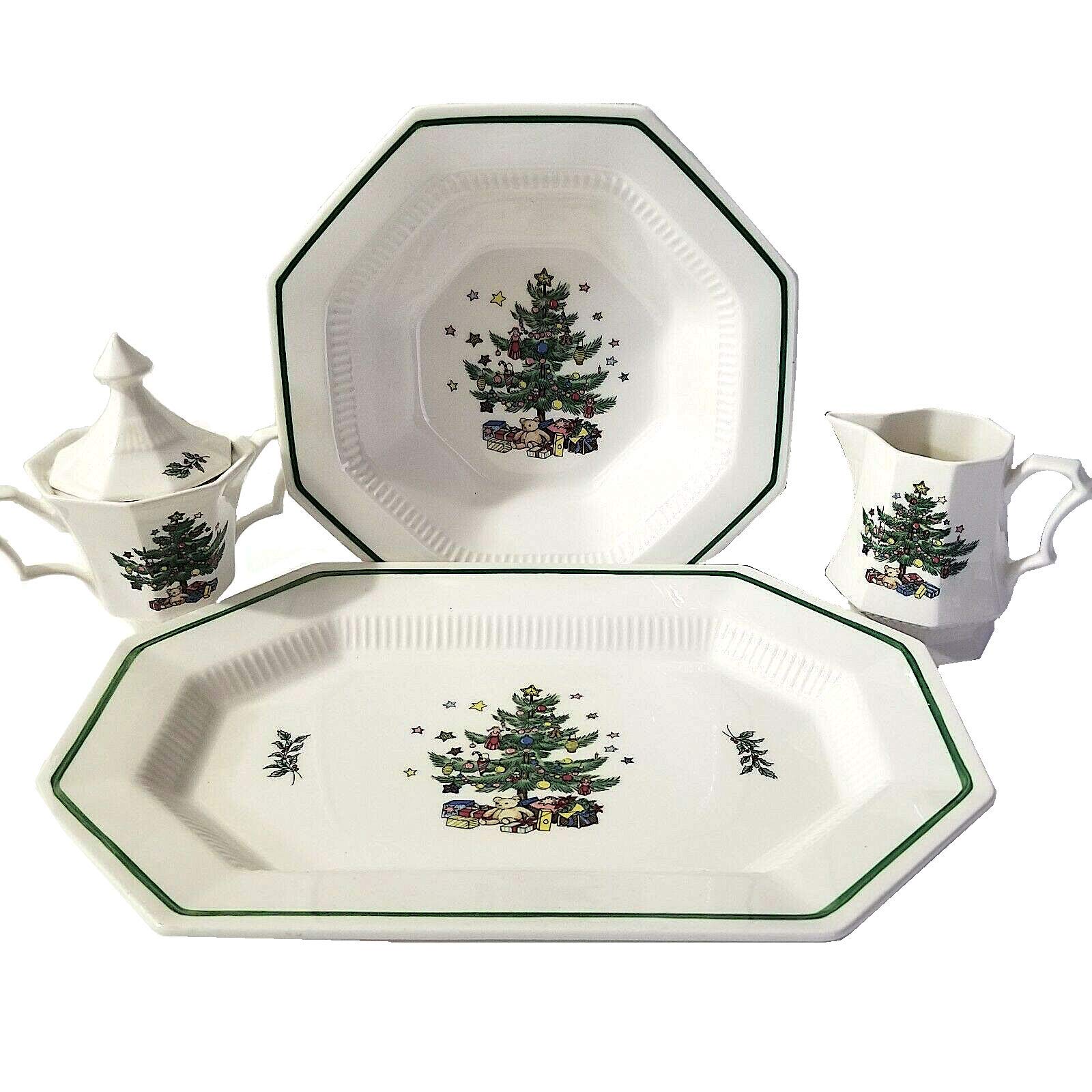 12 Piece Set Of Nikko Christmastime Dishes DINNER PLATES