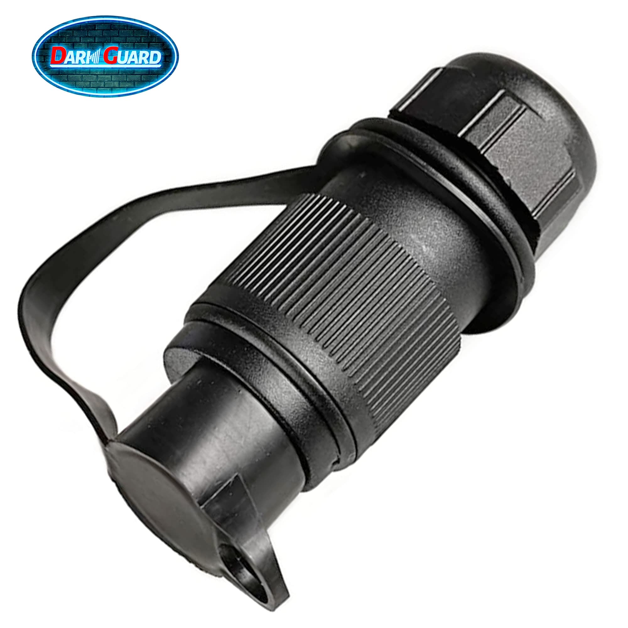 Spina 3 Poli Trattore e Prese 3 Poli Trattore 12v 24v,Norma DIN 9680, Prese Spina 3Poli 12v per Macchine Agricole,Spina Prese 3Poli per Rimorchio Portabici Auto Camion (Spina e Prese K1S21)
