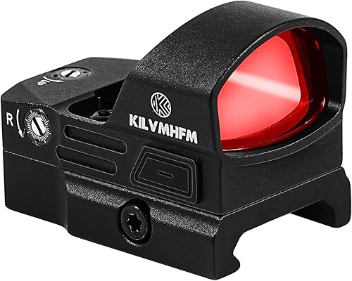 KILVMHFM Shake Awake Red Dot Micro Mini Mira Reflex, 2MOA Reflex Sight para RMR Footprint Optics Ready, VT4TBD