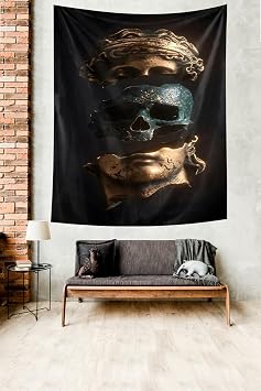 Pelangi Heykel Kafas  Leke Tutmaz Kuma  Duvar  rt s  Duvar Hal s  Tapestry PNTR452, 140 x 230