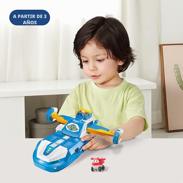 Foto 6 de 7 de Super Wings World Aircraft Robot con luz Fresca y Efectos de Sonido