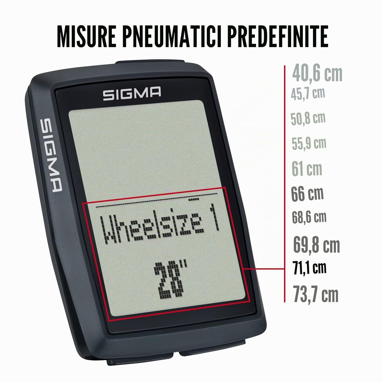 SIGMA BC 14.0 WL ciclocomputer wireless 14 funzioni altitudine barometrica