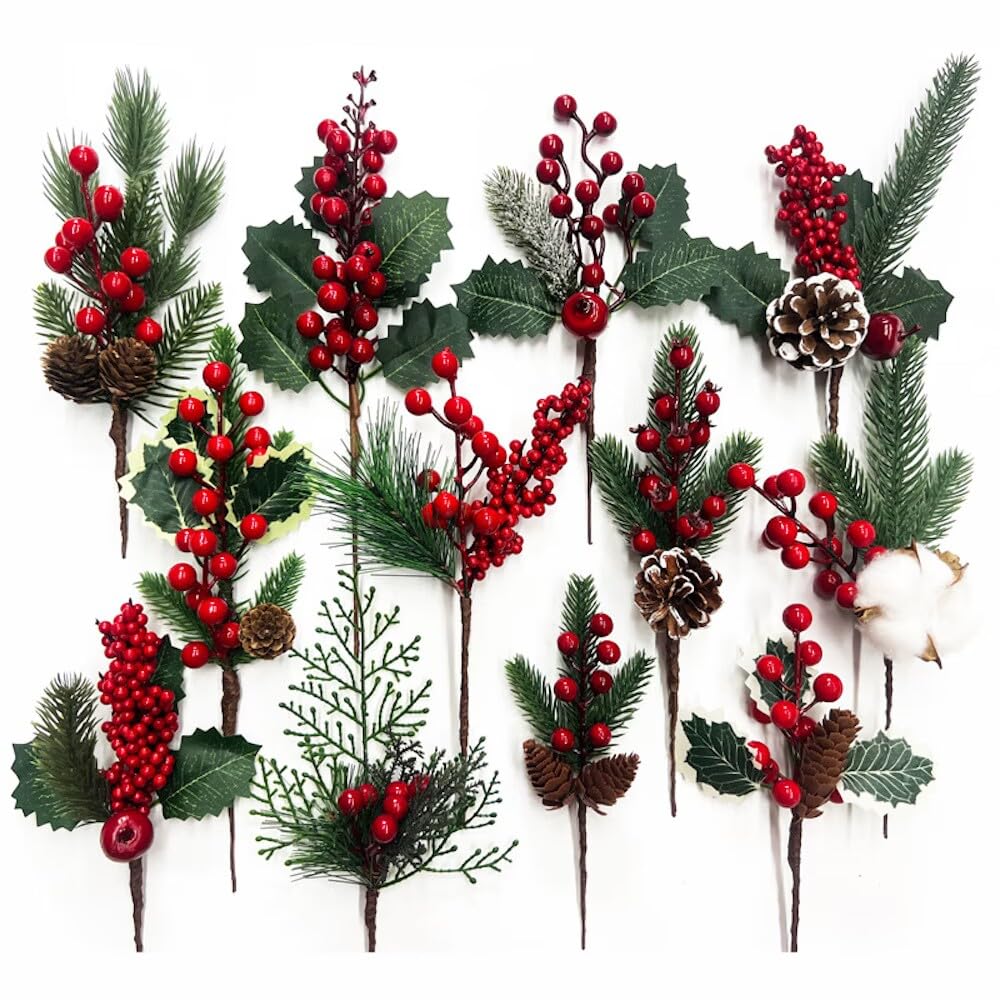 Lot De 20 Décorations De Pommes De Pin Naturelles Pour Décoration De Fête De Noël - Idéal Pour Les Projets D'art Et D'artisanat, La Décoration