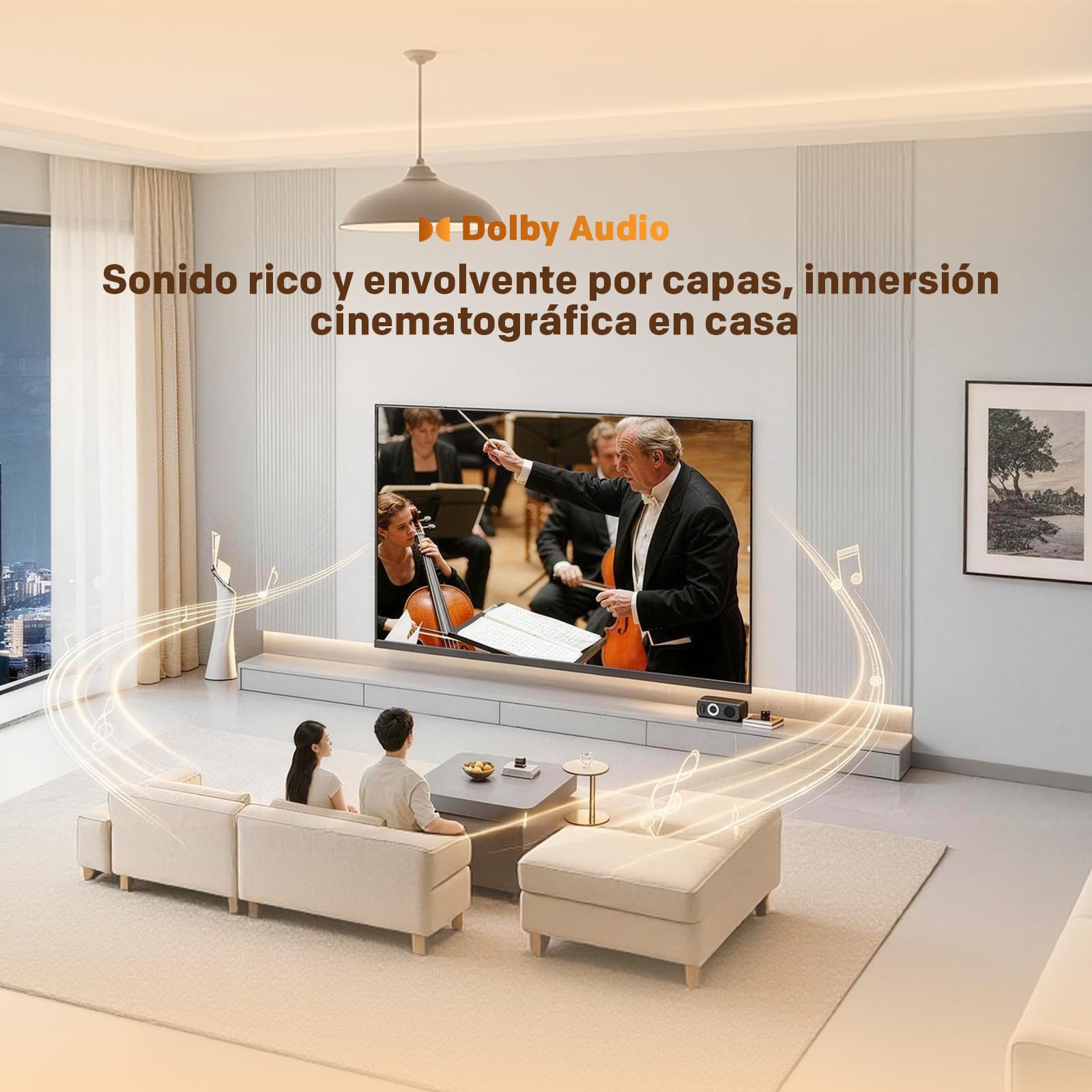 coocaa Smart TV 32 Pulgadas QLED 32CTQH38Z, 1.5GB RAM, Modelo 2026, Televisor HD Ready con Netflix, Prime Video, Youtube, Disney+, Dolby Audio, HDR10, Triple Tuner (DVB-T2/C/S2), HDMI 2.1, Bluetooth