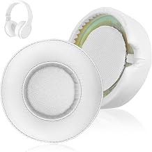 Pro Ear Pads Ear Cushion Earpads Replacement Compatible with Beats by Dr Dre Pro Detox Headphones, Memory Foam Soft Protein Leather White