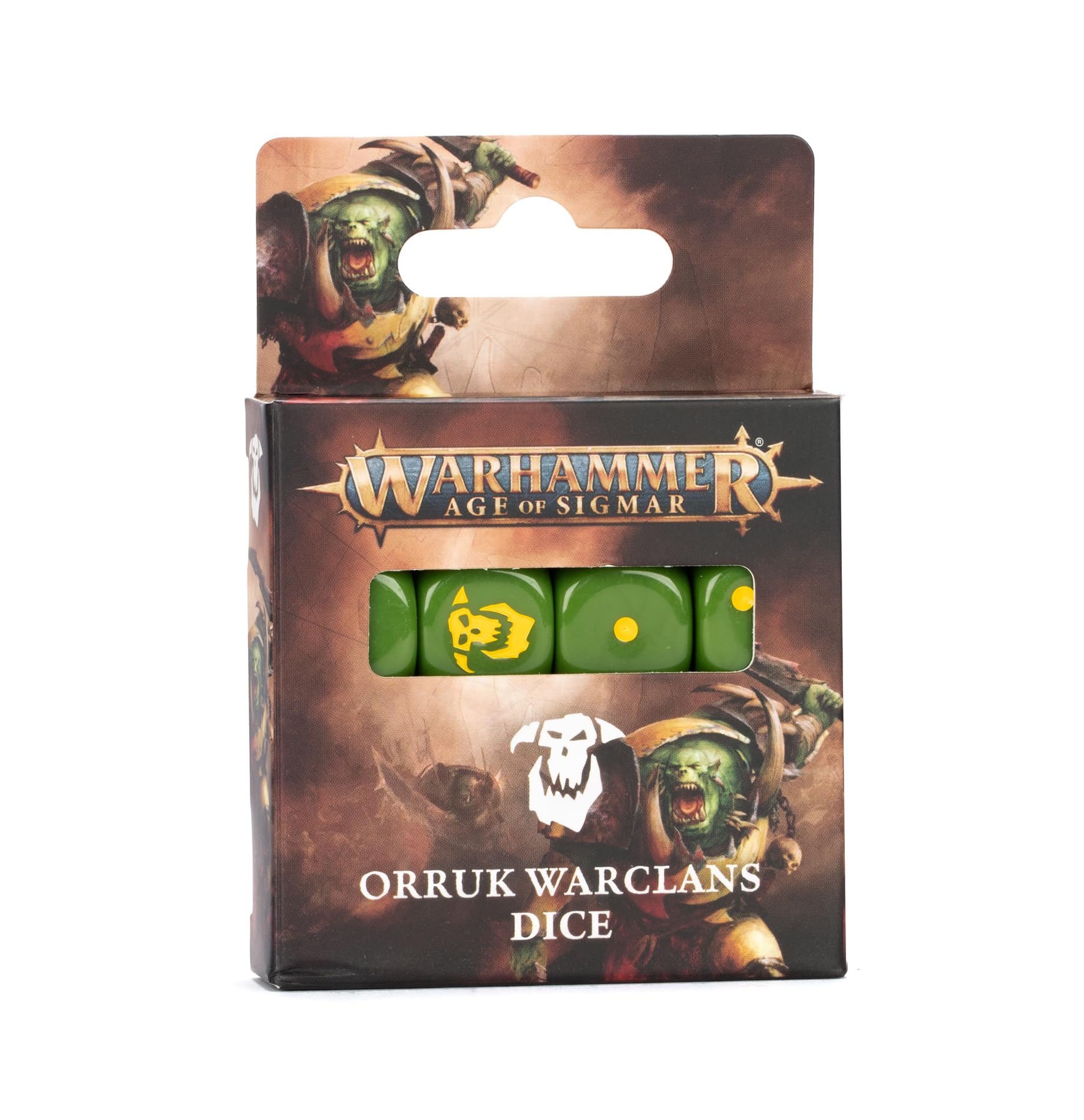 Games Workshop - Warhammer - Age of Sigmar - Orruk Warclans: Dice Set