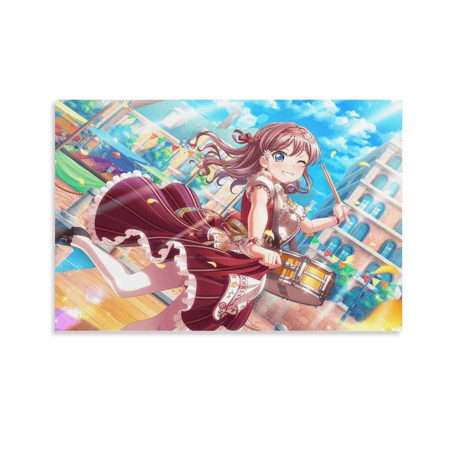 バンドリ 戸山香澄 花園たえ キャンバスアート