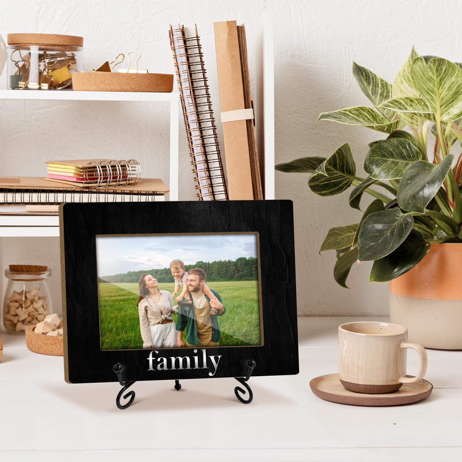 Amazon | 6-10インチレトログリーンフォトフレーム壁掛け