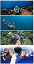 TRAY Snorkel Mask with Latest Dry Top Breathing System,Fold 180 Degree Panoramic View Full Face Snorkel Mask Anti-Fog Anti-Leak with Camera Mount,Snorkeling Gear for Adults Kids (Black, S/M) gallery image