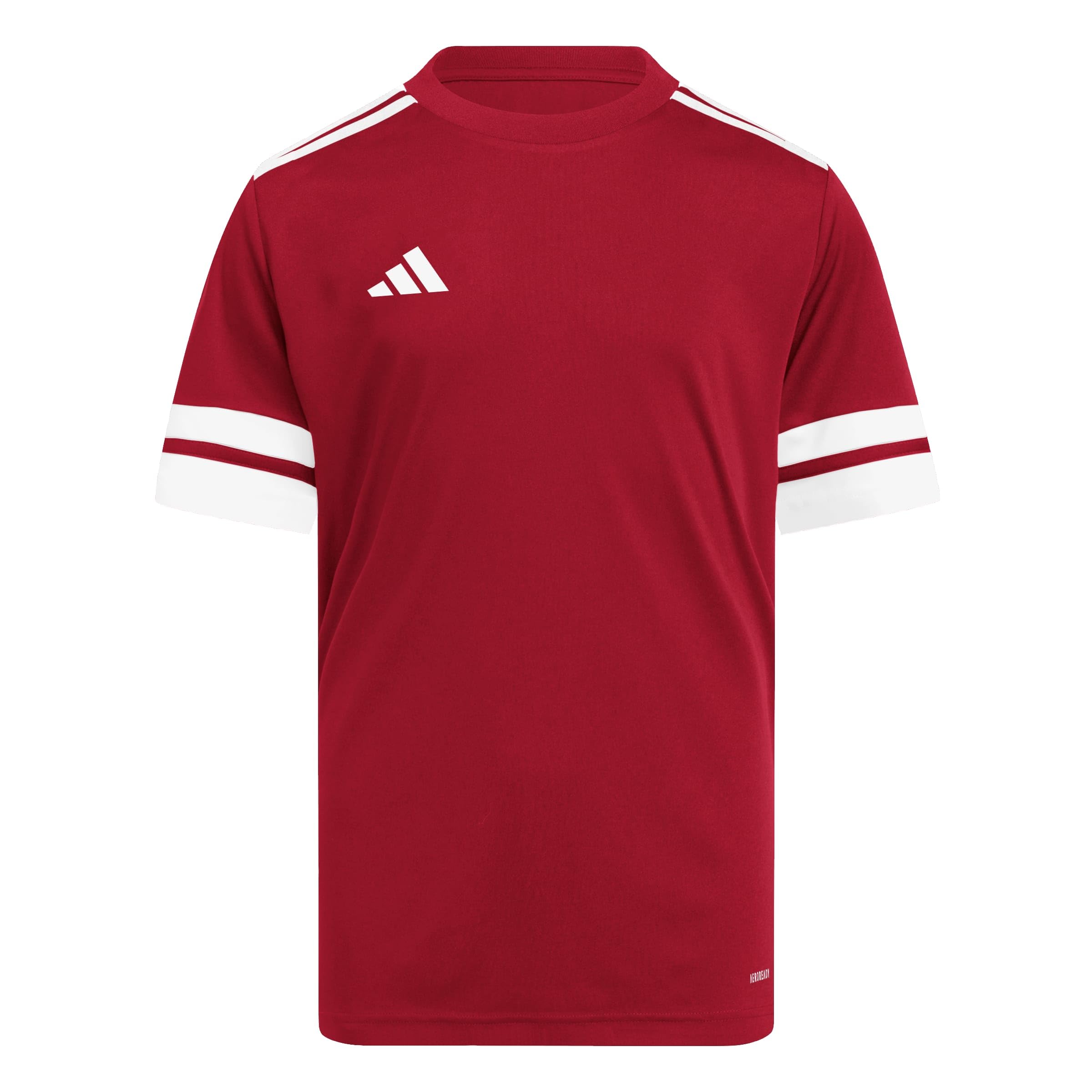 adidas Unisex Kids Squadra25 Jersey Short Sleeve Kids Shirt, Team Power Red 2 / White, 11-12 Years