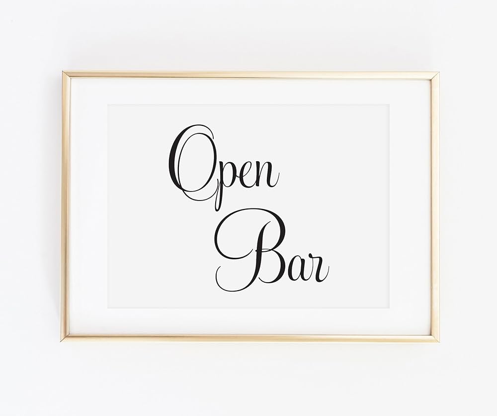 amazon-com-wedding-drinks-sign-wedding-open-bar-sign-wedding-bar-and-drinks-sign-open-bar-wedding-sign-fun-open-bar-wedding-decor-your-choice-of-size-and-color-print-sign-unframed for Free Printable Open Bar Sign Amazon.com: Wedding Drinks Sign, Wedding Open Bar Sign, Wedding Bar and Drinks Sign, Open Bar Wedding Sign, Fun Open Bar, Wedding Decor, Your Choice of Size and Color Print Sign (UNFRAMED) : for Free Printable Open Bar Sign