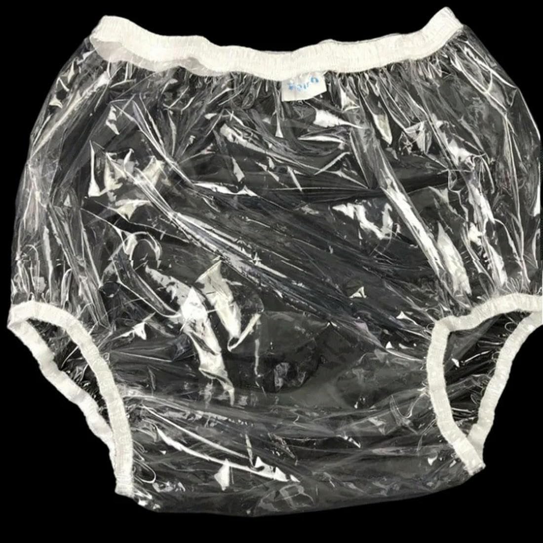 Clear PVC Panties Adult Sissy Shorts Oversized Man Male Sissy Lingerie Underwear S-7XL