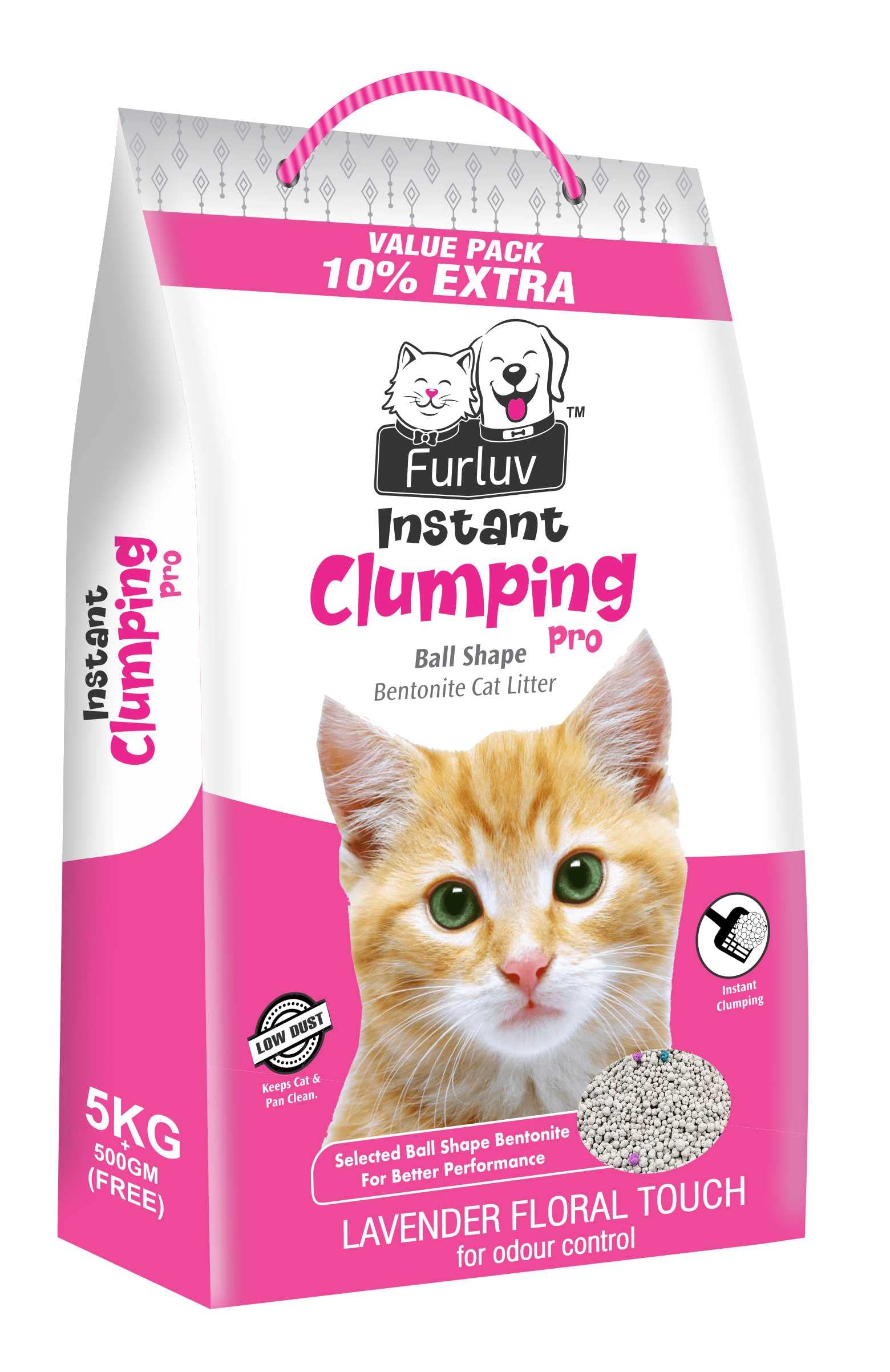 Furluv™ Instant Clumping Pro scoopable Ball Shape Smart Bentonite Cat Litter,99.9% Dust Free 5.500Kg (Pack of 1- 5.500kg) (B0BNNPCYQB) Amazon Price History, Amazon Price Tracker