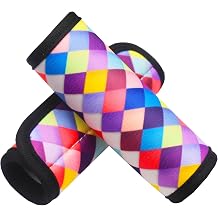 Luggage Handle Wrap 2 Pack Luggage Handle Wraps for Suitcase Bright Neoprene Luggage Handle Covers/Extender/Identifiers-Travel Accessories Must Haves Check-2 Pack