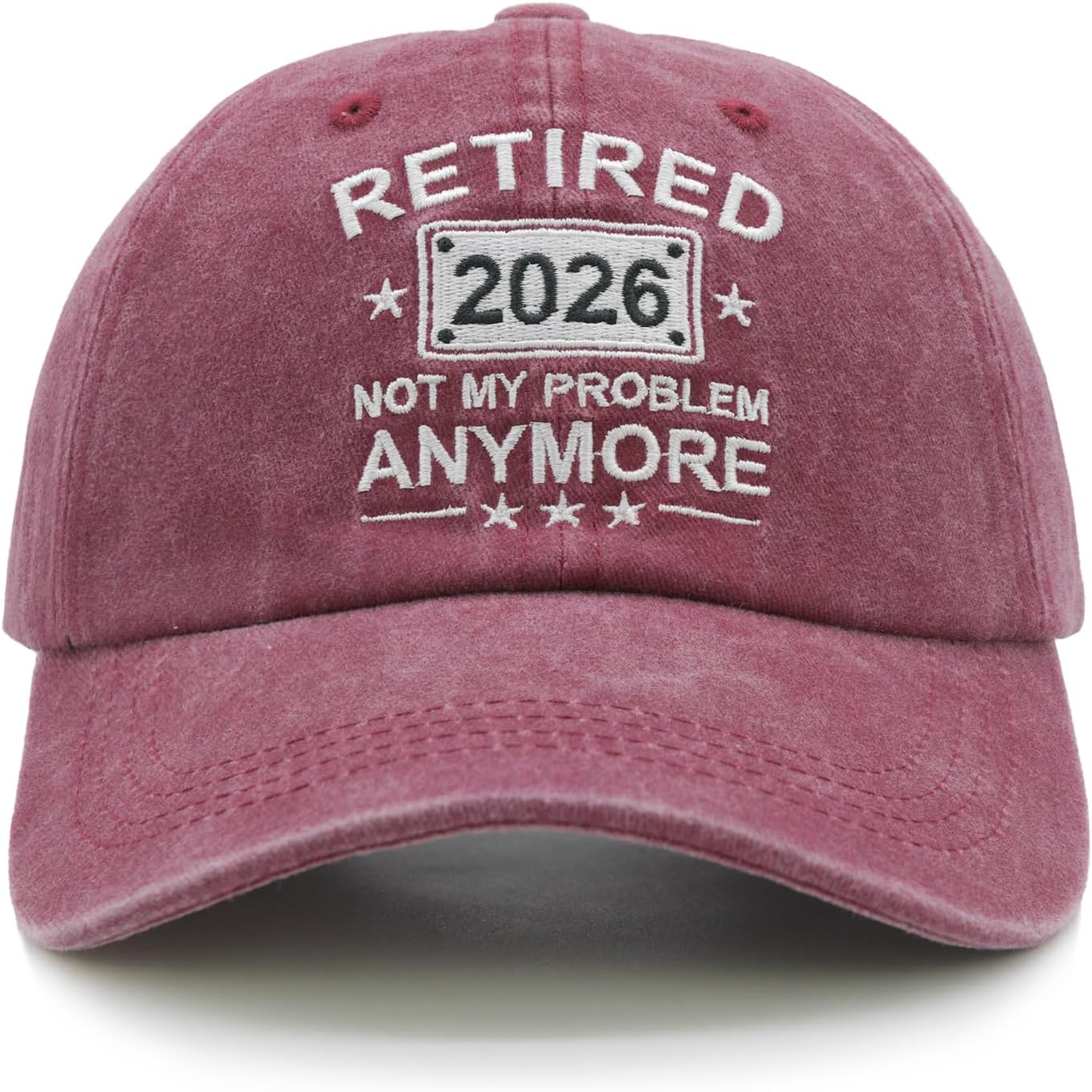 Retirement Gifts for Men Women 2026, Funny Retired Hat Not My Problem Anymore Baseball Cap
