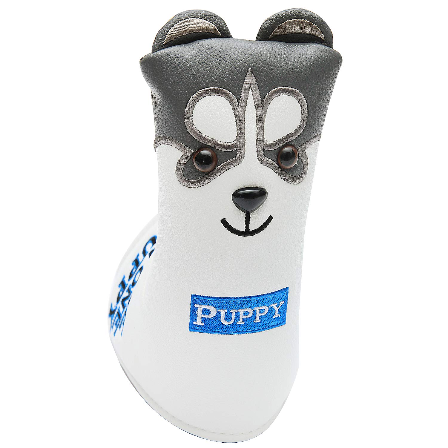 Outdoor Leisure Adorable housse de tête de driver de golf Husky - En cuir synthétique - Anti-poussière - Motif animal de dessin animé #1#3#5#7