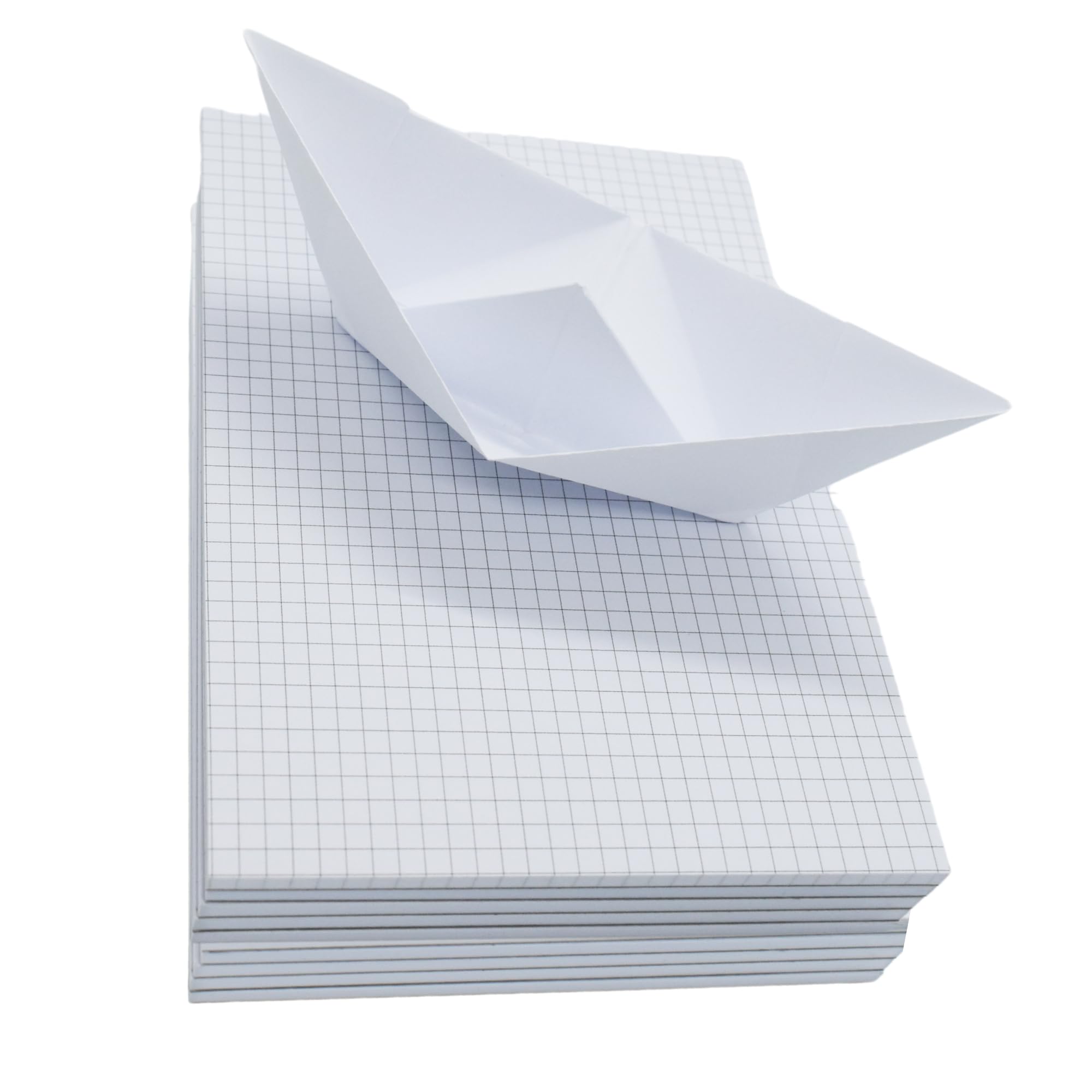 HLKauf Notizblöcke Schreibblock DIN A4 A5 A6 | kariert | liniert | blanko, Notizblock 5er|10er|20er Pack, 50 Blatt je Block, 80 g/m² Offset weiß, Blöcke für Schule oder Büro Uni