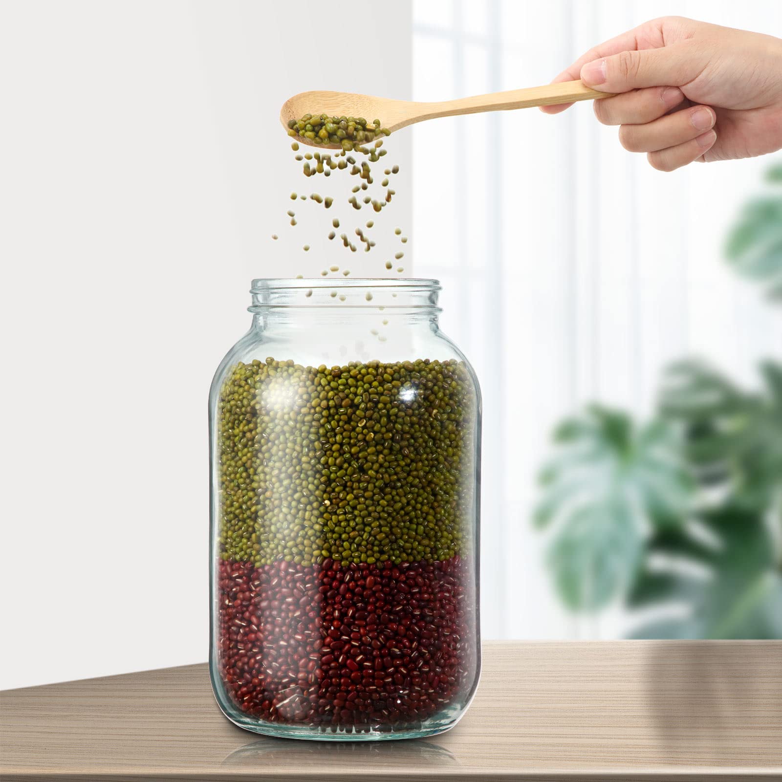 Potten Met Deksel - 4,25 Liter Fermentatiepot Voor Het Maken Van Kombucha Kimchi Kefir Fles Met Brede Opening Voor Inmaken Fermentatie
