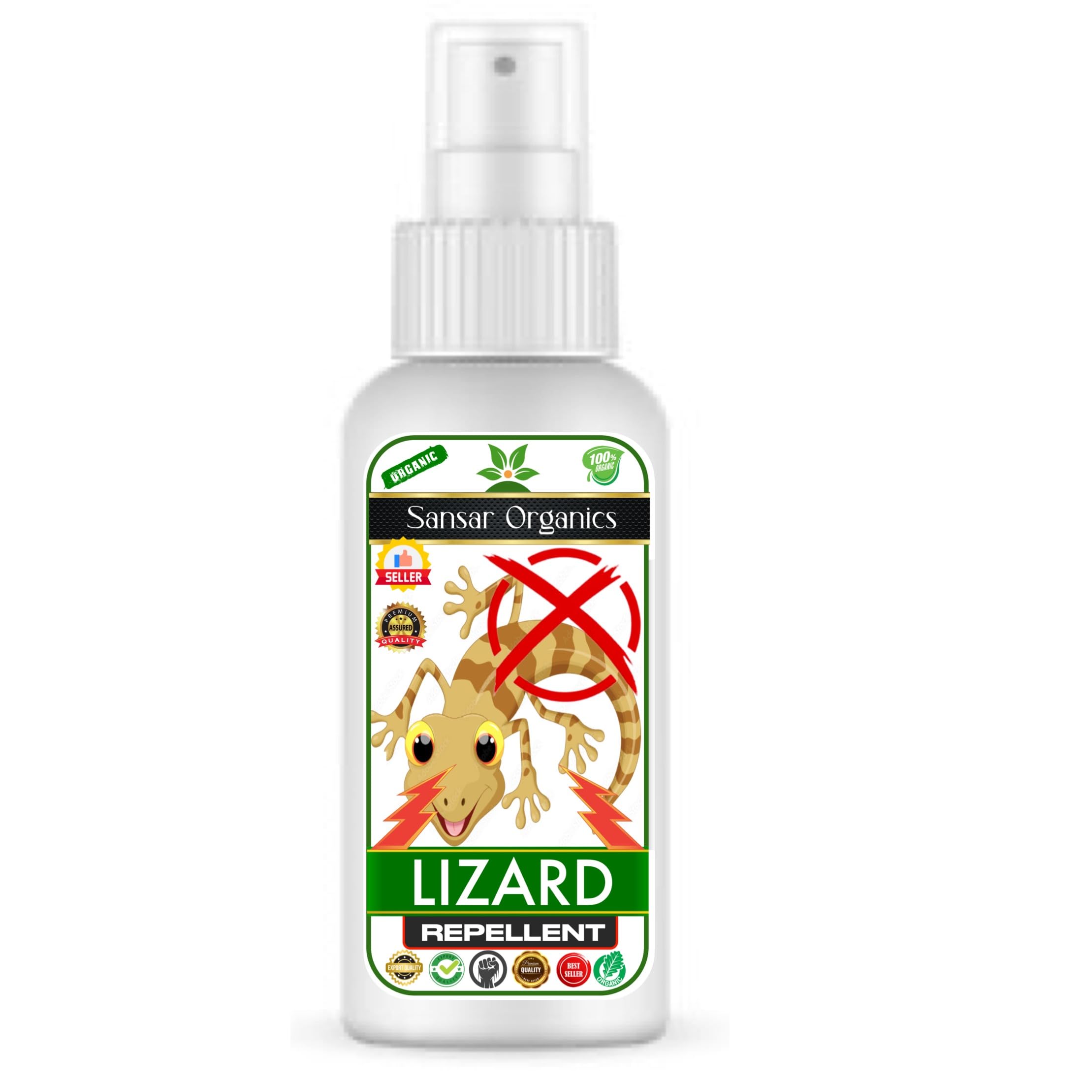 Sansar Organics® Lizard Repellent Spray | Pure Herbal Lizard Repellent for Home | Pet-Friendly I Non-toxic & Biodegradable | Irritant-Free I Chemical-Free (15 Days Protection) (100 ml) (B0D8KMN7K8) Amazon Price History, Amazon Price Tracker