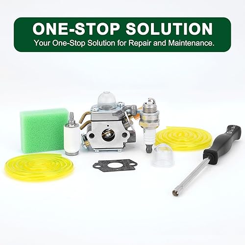 Miniatura 7 de 308054013 Carburador de 26 cc para Ryobi CS26 CS30 SS26 SS30 Homelite Craftsman 30cc 26cc Trimmer Weedeater Reemplazar C1U-H60 308054012 308054004