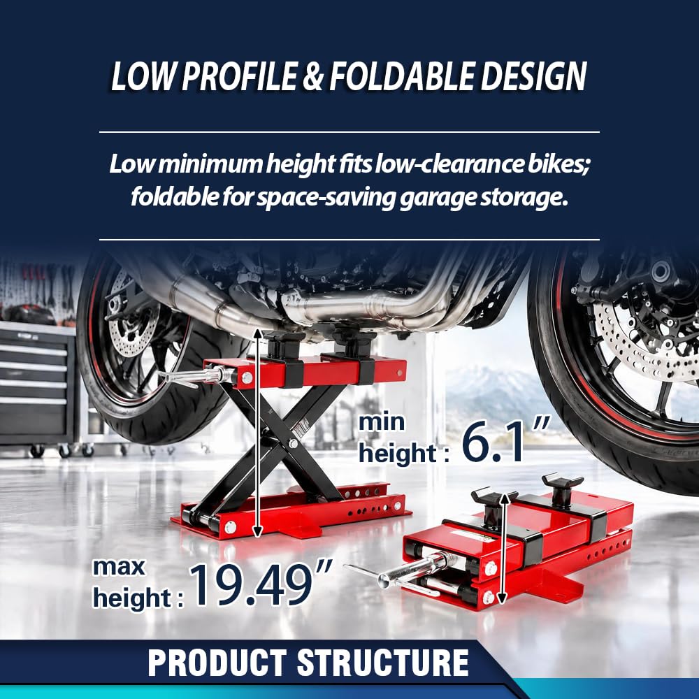 PIT66 Moto Lift Fit Street Bikes/Cruiser Bikes/Moto Touring