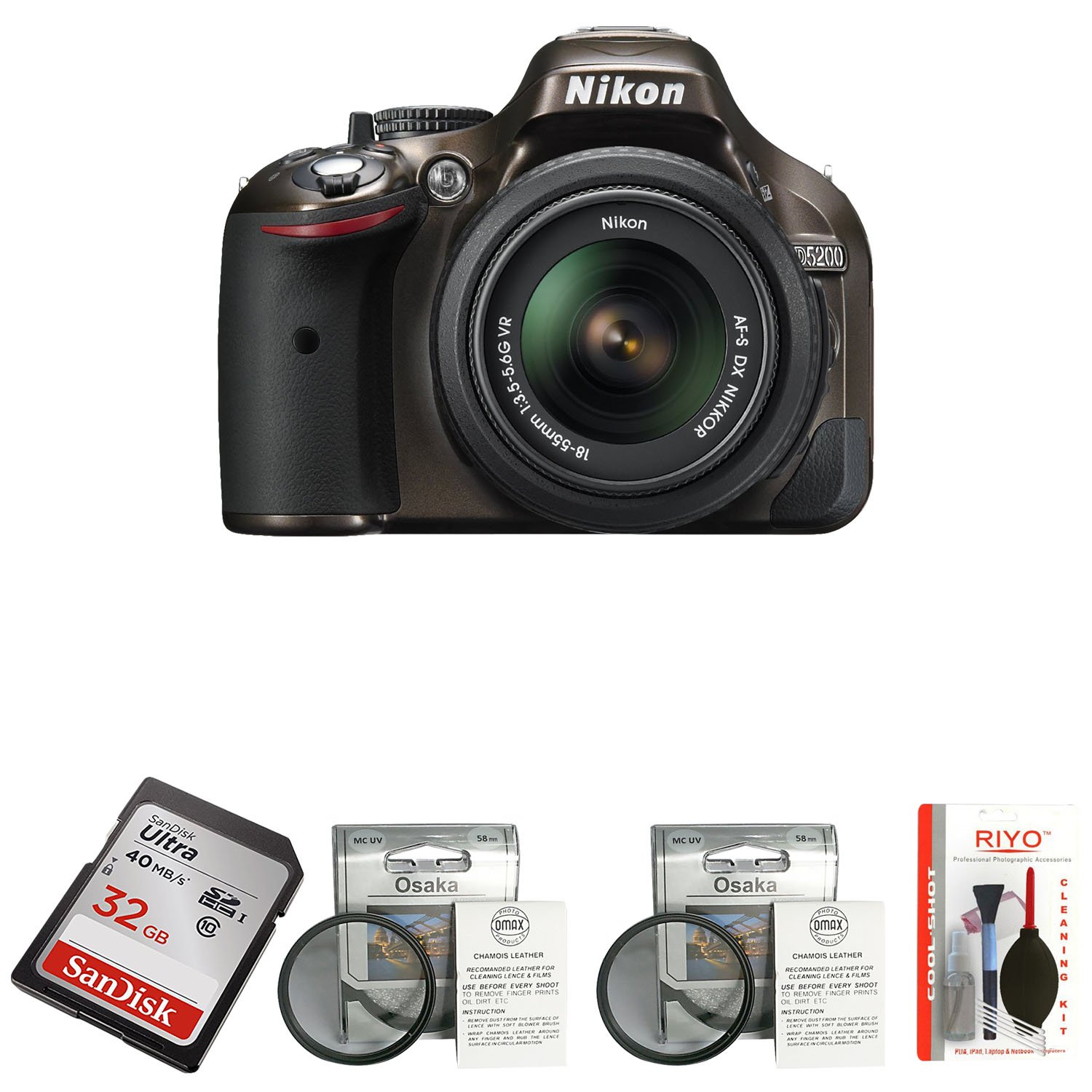 Buy Nikon D5200 24.1 MP Digital SLR Camera Body Only (Bronze