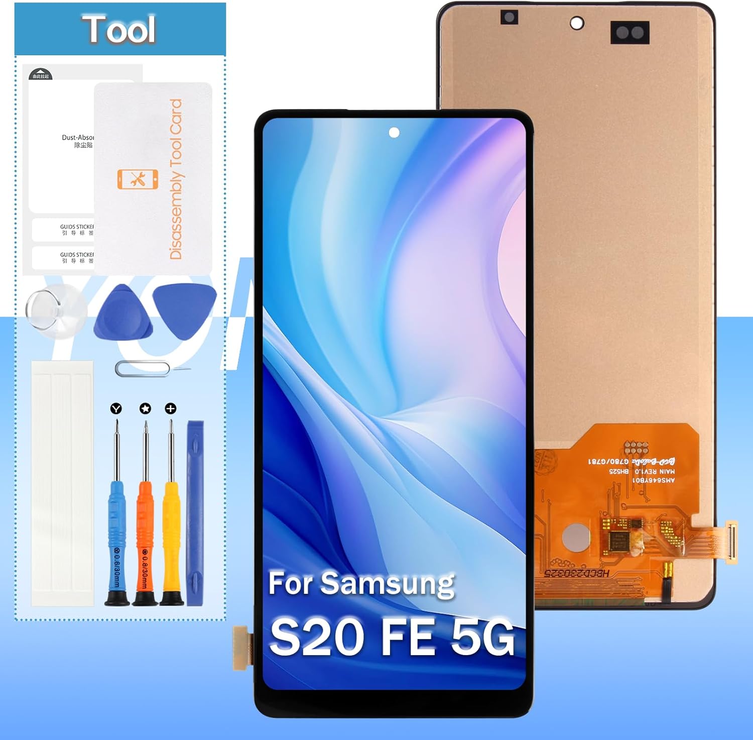 Incell for Samsung Galaxy S20 FE 5G Screen Replacement for Samsung Galaxy S20 FE SM-G781B SM-G781U SM-G781V sm-g780f/g LCD Display Touch Digitizer Assembly(Not Fingerprint)