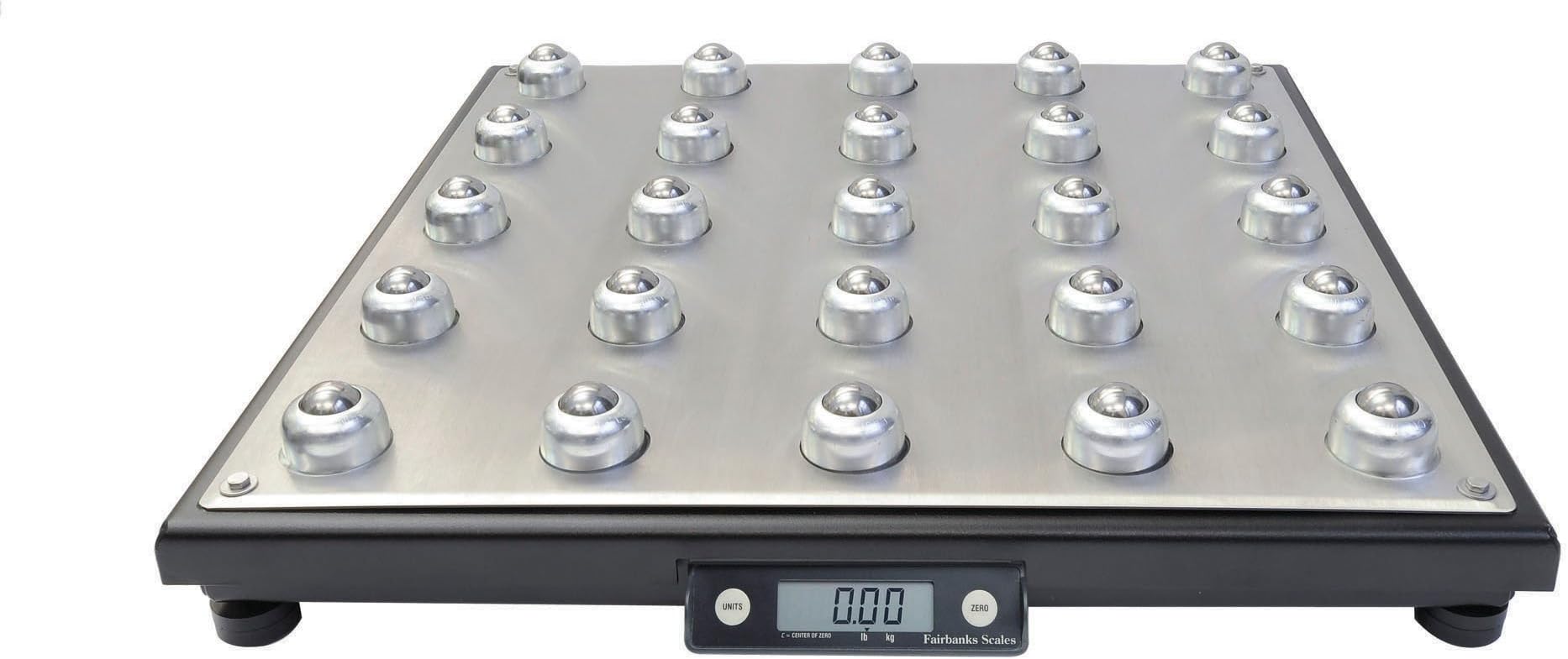 Fairbanks ScalesFairbanks Scales 31082 Ultegra Max R9050 Series Roller Top Parcel Shipping Scale, 21" Length, 21" Width, 3-1/2" Height, 250 lbs Capacity, 0.05 lbs Readability
