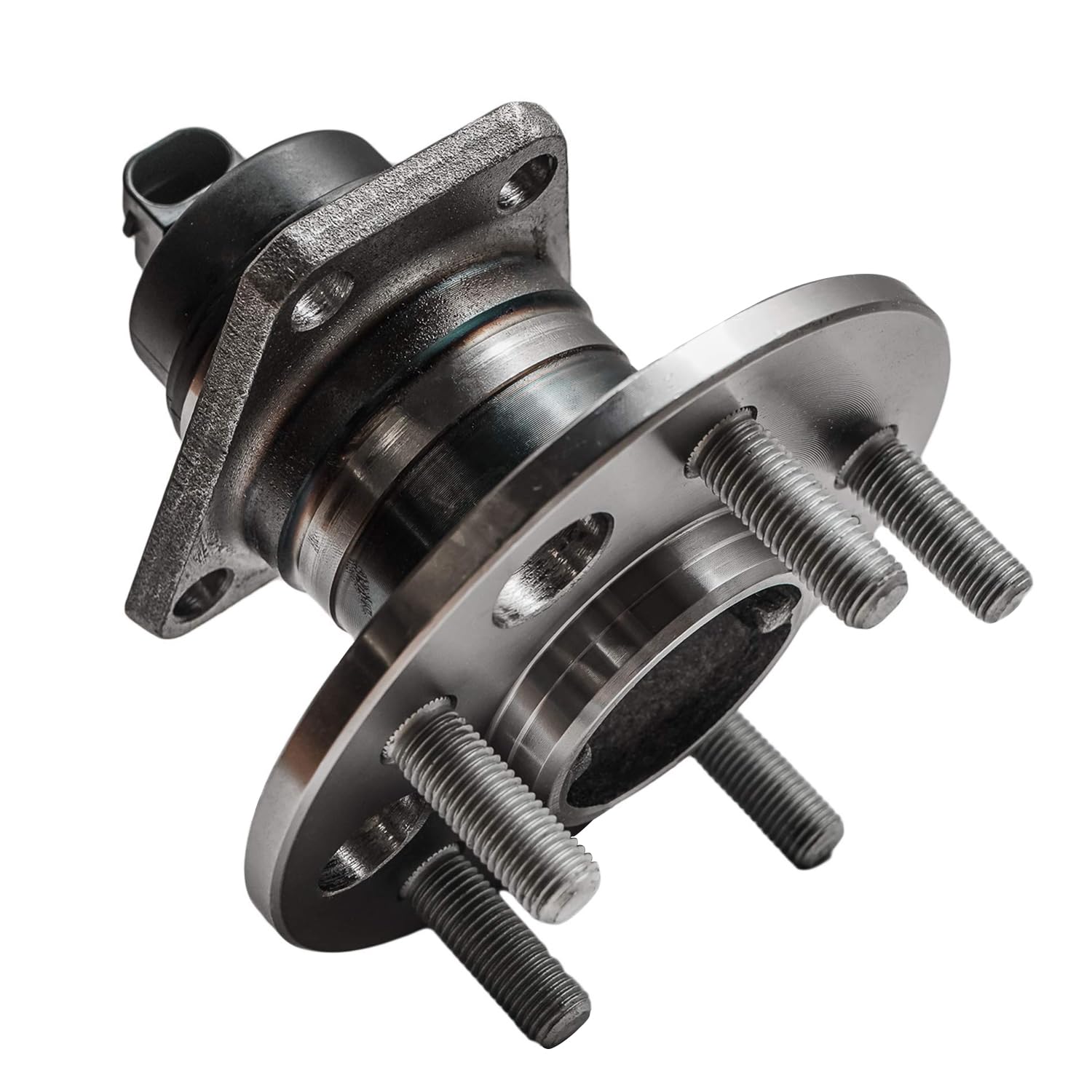 Detroit Axle - Rear Wheel Bearing and Hub Assembly for 92-05 Chevy Cavalier, 92-96 Beretta Corsica, 91-98 Buick Skylark Pontiac Grand Am, 92-94 Sunbird 95-05 Sunfire, 92-98 Olds Achieva 5 Lugs w/ABS