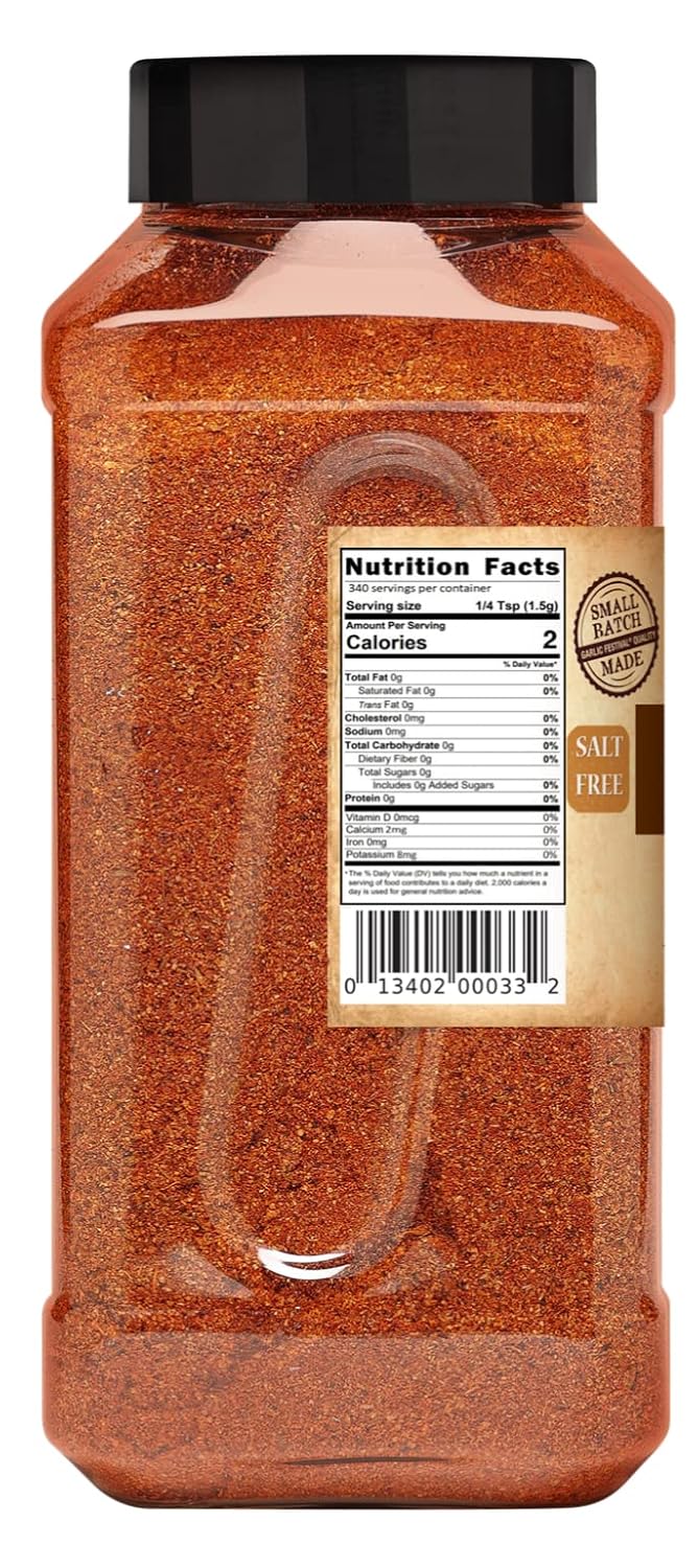 Garlic Festival Foods Taco Seasoning Grande Net Wt. 1 lb. 2 oz.