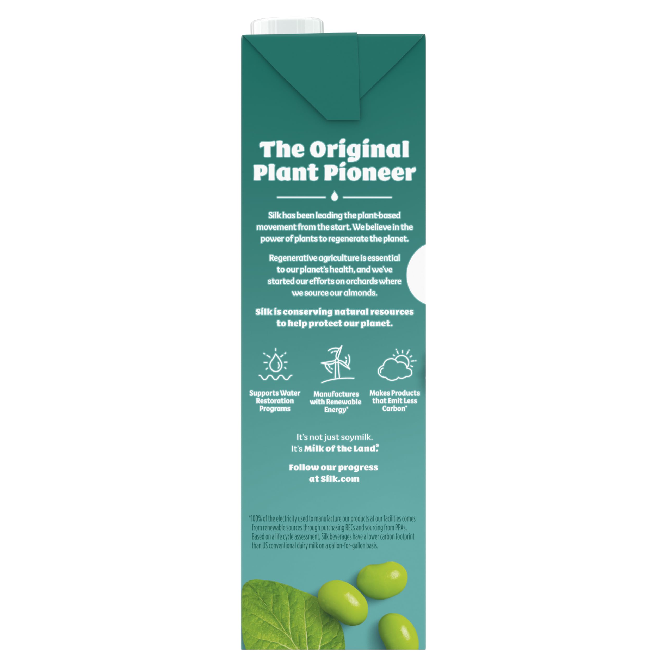 Silk Soymilk, Unsweetened, 1 Quart