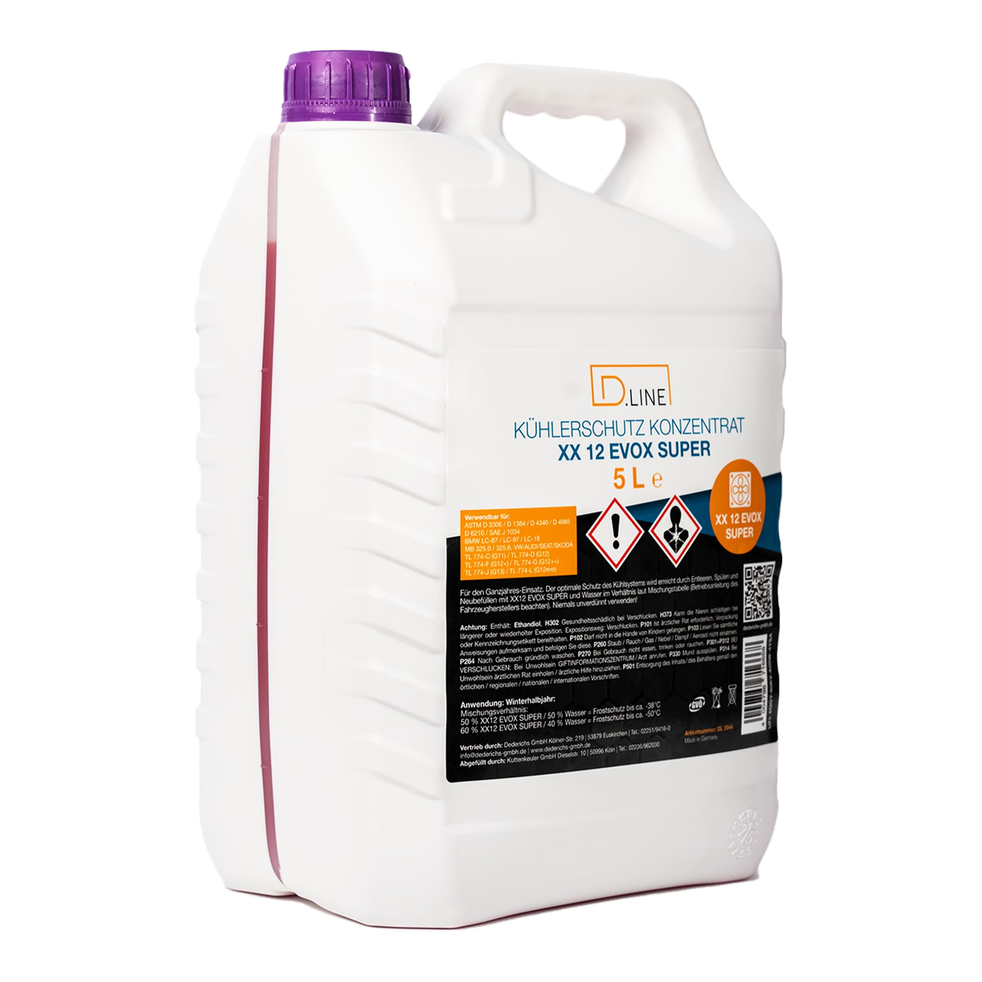 D.LINE Kühlerschutz XX 12 EVOX SUPER Konzentrat 2x5 Liter