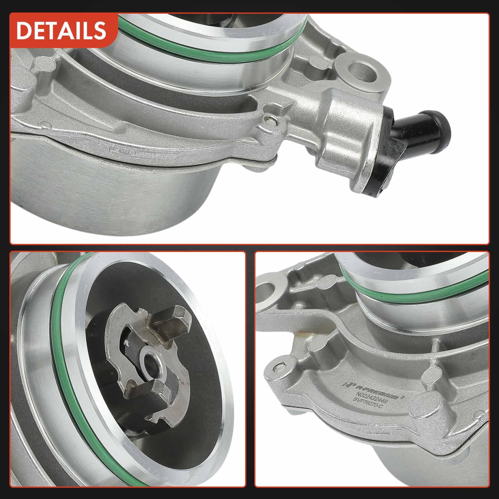 Frankberg Frenosanlage Diesel Mecánico Compatible con Serie 3 E46 318-330 Serie 5 E60 530 Serie 5 Touring E61 530d Serie 7 E65 E66 E67 730d X3 E83 3.0d X5 E53 3.0d Replace# 11667795142