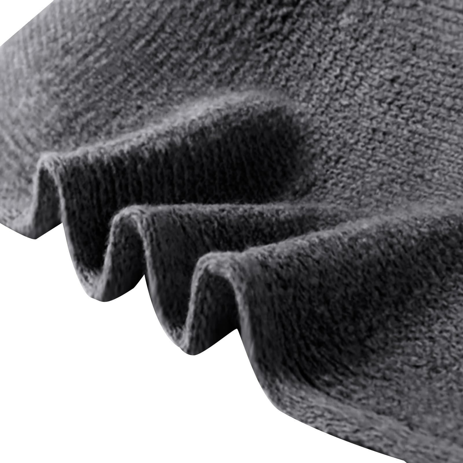 YAMEE Halloween Skull Witch Hat, Wool Knit Wizard Hat for Men & Women, Knitted Cap for Party Costume (Grey, M) - Image 2