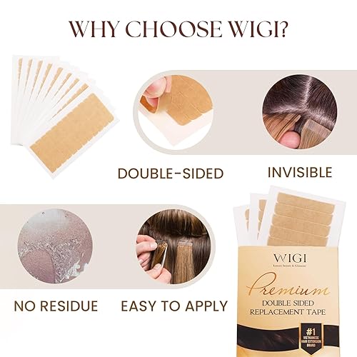 Miniatura 5 de 180 piezas de cinta de doble cara de alta calidad para extensiones de cabello, pestañas de cinta de extensión de cabello, cinta de repuesto para