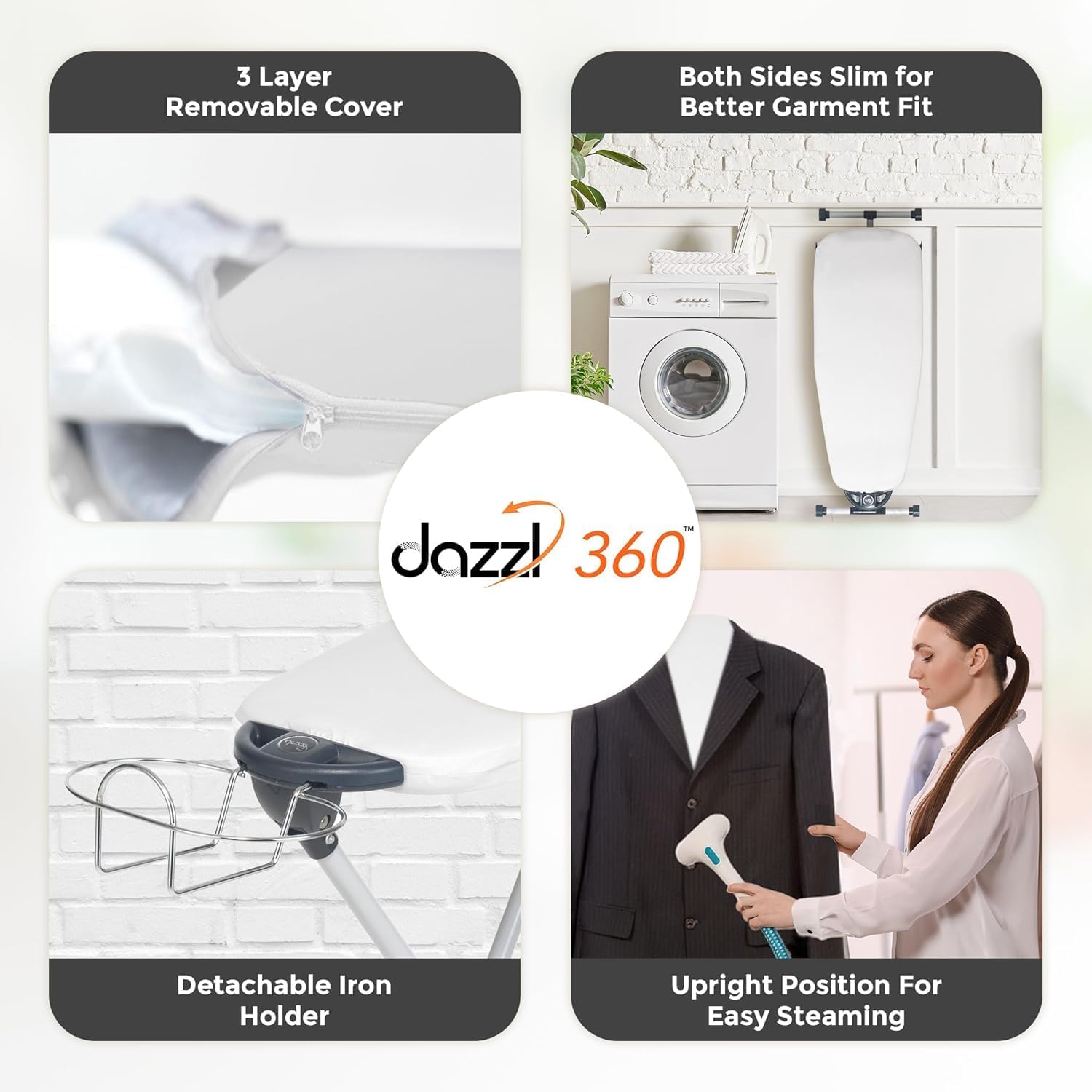 Dazzl 360° Torso Iron Board: Adjustable, Faster Ironing 6 71SeuH2AYML. AC SL1500