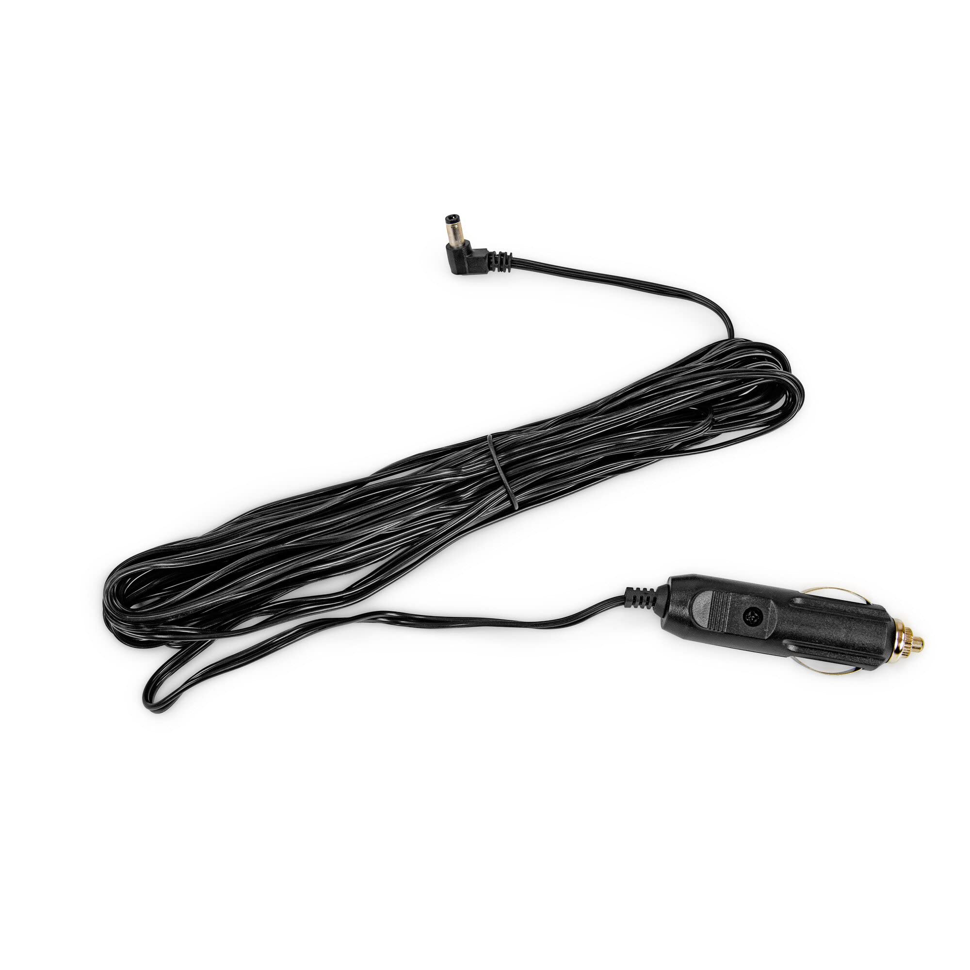Omegon Cable de Carga para mechero de Coche de : Cable de 12 V (7 m) 5,5x2,5 mm, para telescopios Meade